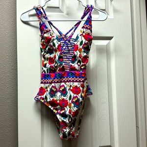 One piece swimsuit Nannette Lepore size small. New without tags.
